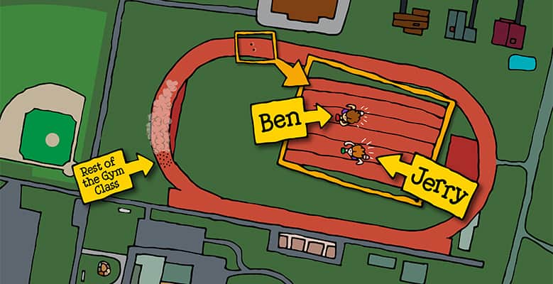 Ben and Jerry met on a track - Ben & Jerry's
