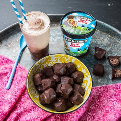 Step 5 - Ice cream truffles in a bowl