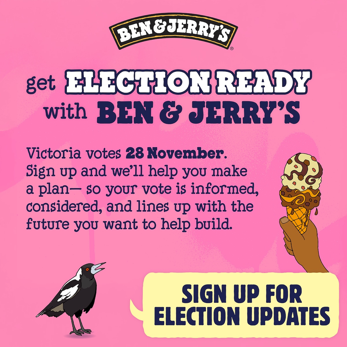 Get Election Ready with Ben & Jerry’s