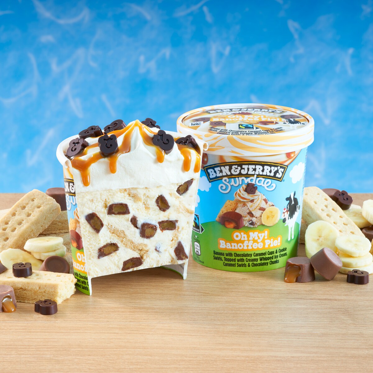Oh My! Banoffee Pie! Sundae - Pint 3 / 4