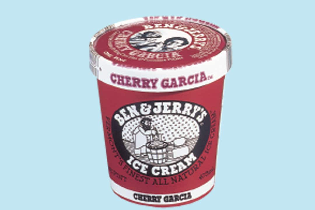 Old pint packaging of Cherry Garcia