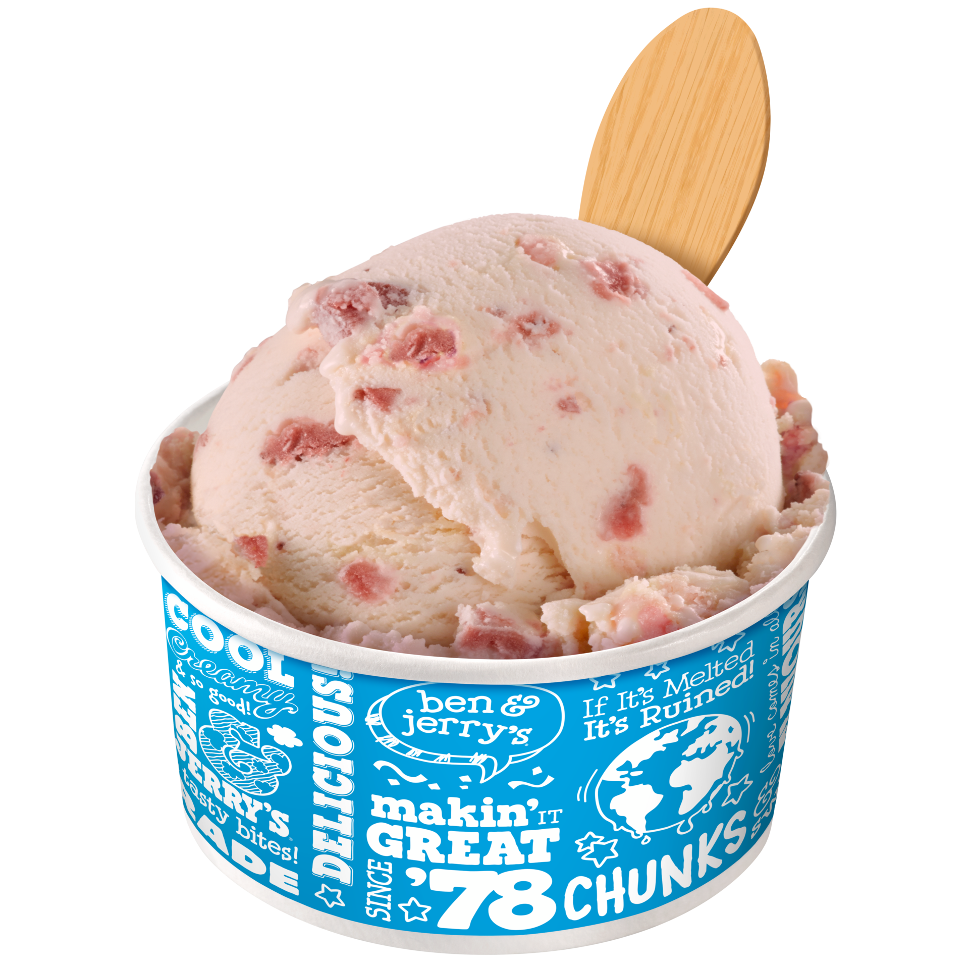 Strawberry Original Ice Cream in Scoop Shops